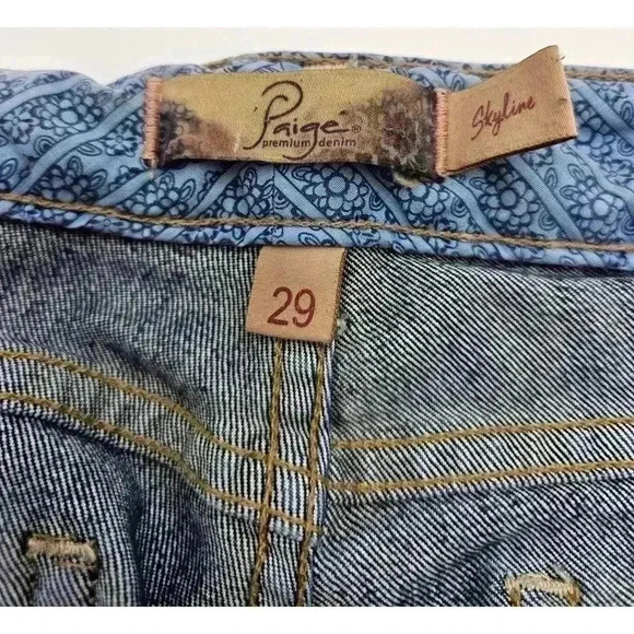 Paige Women's Size 29 Skyline Premium Denim Jeans - Picture 5 of 10